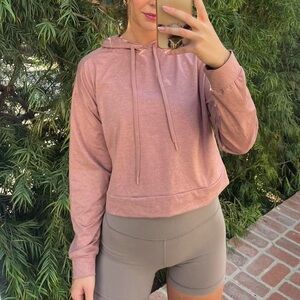 NWT target Pink cropped hoodie sz s